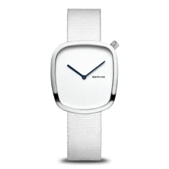 Bering Mens Watch Automatic polished brushed Grey Grey Dial 16743377