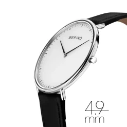 Bering Unisex Watch | Ultra Slim | Polished Silver | 15739404