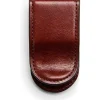 Bosca Leather Covered Money Clip Brown | Altman Luggage | Wallet Sale