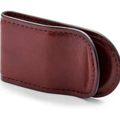 Bosca Leather Covered Money Clip Brown | Altman Luggage | Wallet Sale