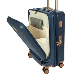 Brics Capri 21 Spinner With Pocket Expandable Matte Blue On Sale