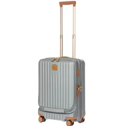 Brics Capri 21 Spinner With Pocket Expandable Silver Shine On Sale