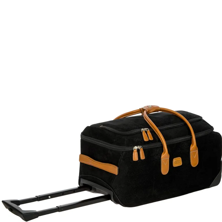 BRIC'S LIFE 21" CARRY-ON ROLLING DUFFLE BAG - OLIVE OR BLACK