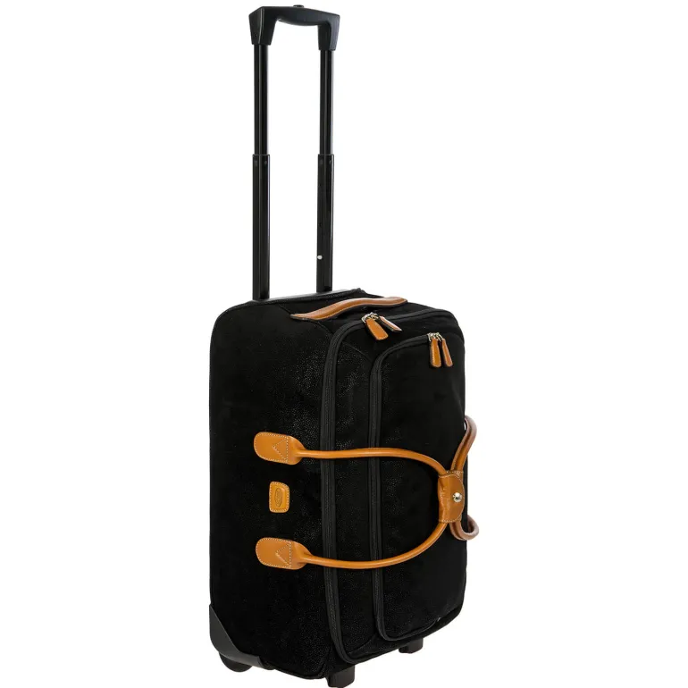 BRIC'S LIFE 21" CARRY-ON ROLLING DUFFLE BAG - OLIVE OR BLACK