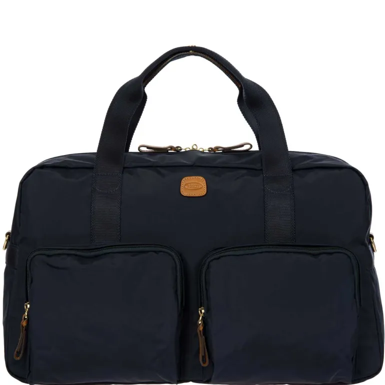Brics XBag Boarding Duffle Bag with Pockets Navy BXL42192050