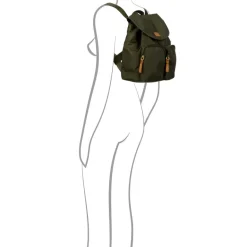 Brics XBag Small City Backpack Olive BXL43754 | Altman Luggage