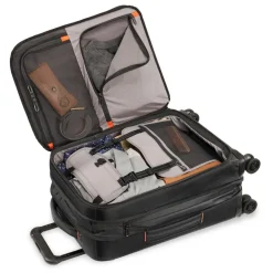 Briggs and Riley ZDX Domestic Carry on Expandable Spinner Black