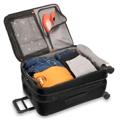 Briggs and Riley ZDX Medium Expandable Spinner Black | Altman Luggage