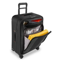 Briggs and Riley ZDX Medium Expandable Spinner Black | Altman Luggage