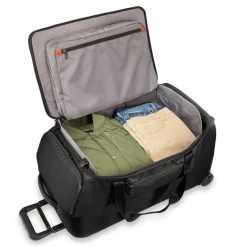 Briggs and Riley ZDX Medium Upright Duffle Black | Altman Luggage