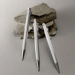 Caran D' Ache | Caran D' Ache Ecridor Chevron Palladium Ballpoint Pen | Pen Sale