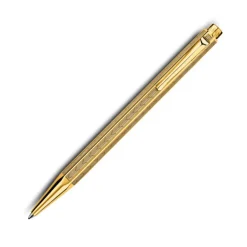 Caran D' Ache | Caran D' Ache Ecridor Chevron Gold Ballpoint Pen | Pen Sale