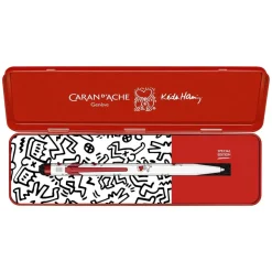Caran d Ache 849 Keith Haring Limited Edition Ballpoint Pen White
