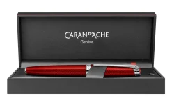 Caran D Ache Leman Carmine Red Fountain Pen | Altman Luggage Sale