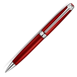 Caran D Ache Leman Carmine Red Ballpoint Pen | Altman Luggage Sale