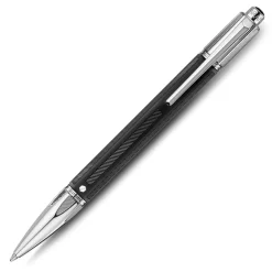 Caran d Ache Varius Runracer Silver Rhodium Coated Ballpoint Pen