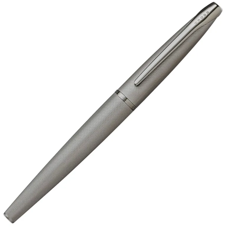 Cross ATX Sandblasted Titanium Gray Rollerball Pen | Altman Luggage