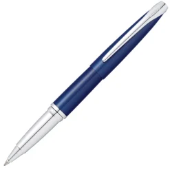 Cross ATX Translucent Blue Lacquer Rollerball Pen | Altman Luggage
