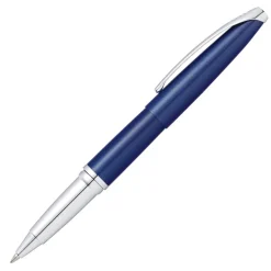 Cross ATX Translucent Blue Lacquer Rollerball Pen | Altman Luggage