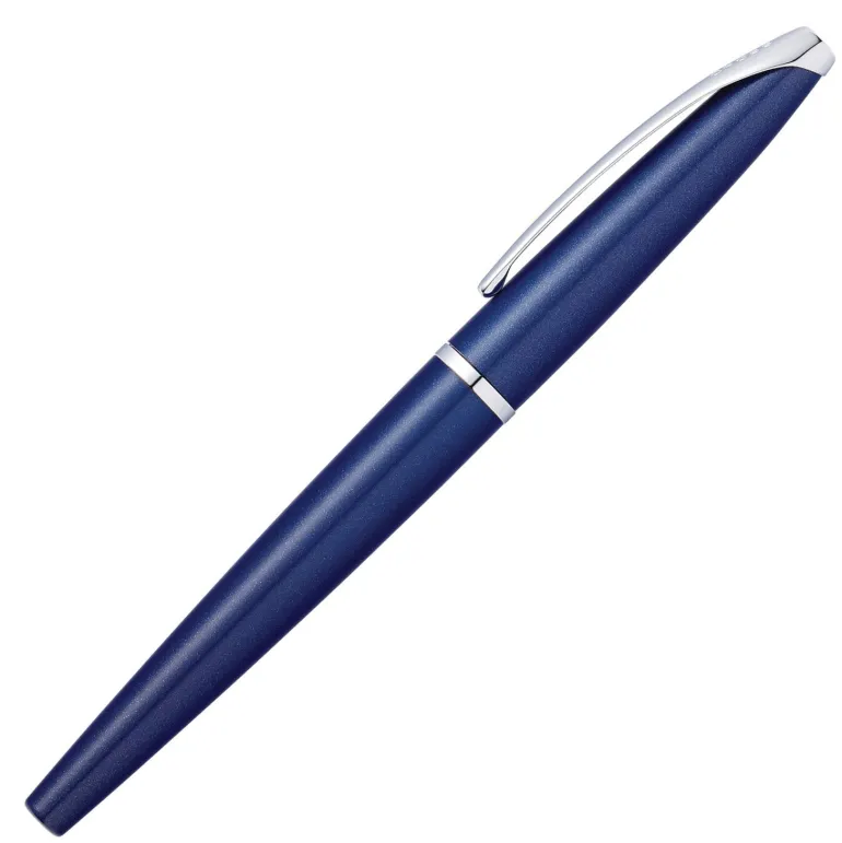 Cross ATX Translucent Blue Lacquer Rollerball Pen | Altman Luggage