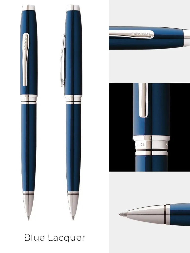 Cross Coventry bLUE Lacquer Ballpoint Pen | Altman Luggage