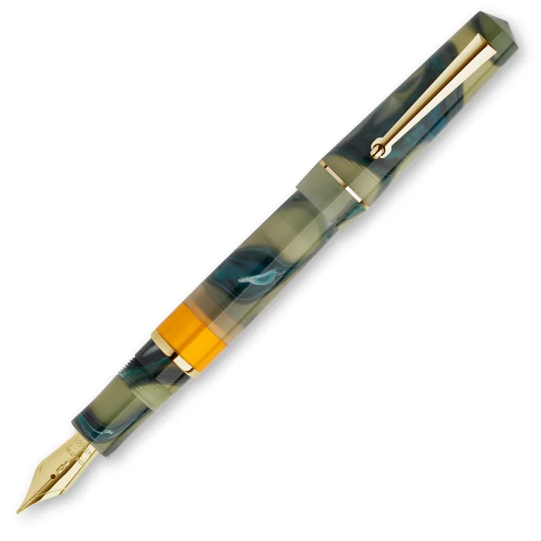 Delta Duna Oasis Blue Fountain Pen 14k Nib | Altman Luggage