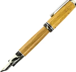 Delta Light Sea Wood Wooden Collection Fountain Pen 18k Fine Nib