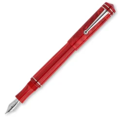 Delta Write Balance Fountain Pen Red with Palladium