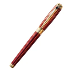 Dupont Line D Diamond Guilloche Rollerball Pen Ruby Altman Luggage