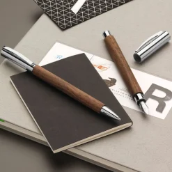 Faber Castell Ambition Walnut Wood Ballpoint Pen | Altman Luggage Sale