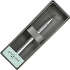 Faber Castell Hexo Ballpoint Pen Silver | Altman Luggage on Sale
