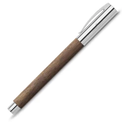 Faber-Castell Ambition Walnut Wood Rollerball 148585 | Altman Luggage