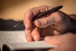Fisher 400B Matte Black Bullet Space Pen | Altman Luggage
