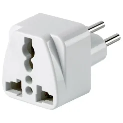 Go Travel US to Europe Swiss Electrical Adaptor 374 Sale Altman Luggage