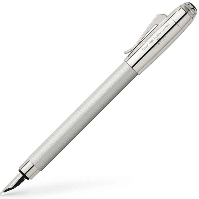 Graf Von Faber-Castell for Bentley Fountain Pen White Satin