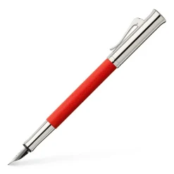 Graf Von Faber-Castell Guilloche Fountain Pen India Red