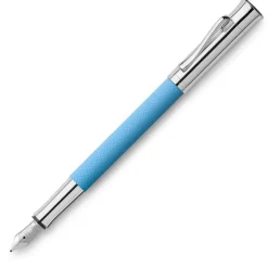 Graf Von Faber-Castell Guilloche Fountain Pen Gulf Blue