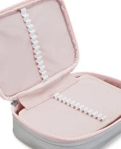 Kipling 100 Pens Case Metallic Ice Silver | Altman Luggage