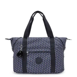 Kipling Art M Printed Tote Bag 3D K Blue | Altman Luggage