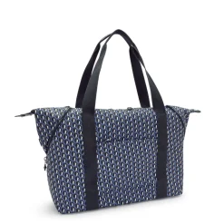 Kipling Art M Printed Tote Bag 3D K Blue | Altman Luggage