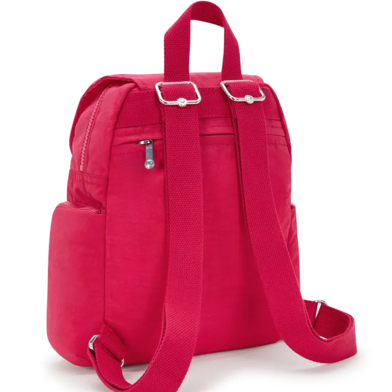 Kipling City City Zip Small Backpack Confetti Pink | Altman Luggage