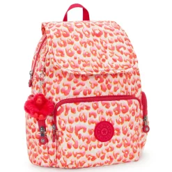 Kipling City City Zip Small Backpack LATIN CHEETAH | Altman Luggage