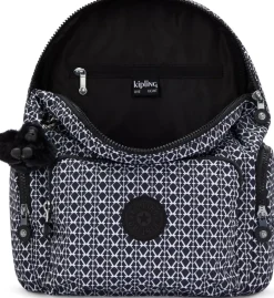 Kipling City City Zip Small Backpack Signature Print | Altman Luggage