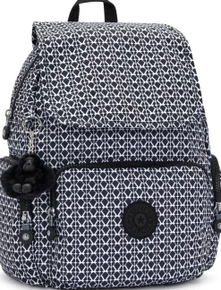 Kipling City City Zip Small Backpack Signature Print | Altman Luggage