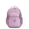 Kipling Seoul Extra Large Metallic Berry 17 Laptop Backpack | Altman Luggage
