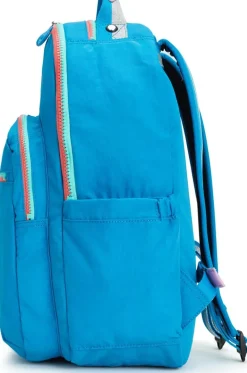 Kipling Seoul Large Nylon 15 Laptop Backpack Azure Sky Blue