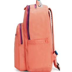 Kipling Seoul Large Nylon 15 Laptop Backpack Cool Coral Shade