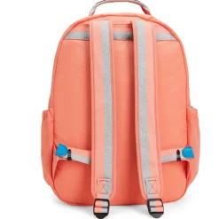 Kipling Seoul Large Nylon 15 Laptop Backpack Cool Coral Shade