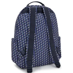 Kipling Seoul Large Printed 15 Laptop Backpack 3D K Blue | Altman Luggage