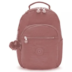 Kipling Seoul Small Tablet Backpack Rosey Rose | Altman Luggage